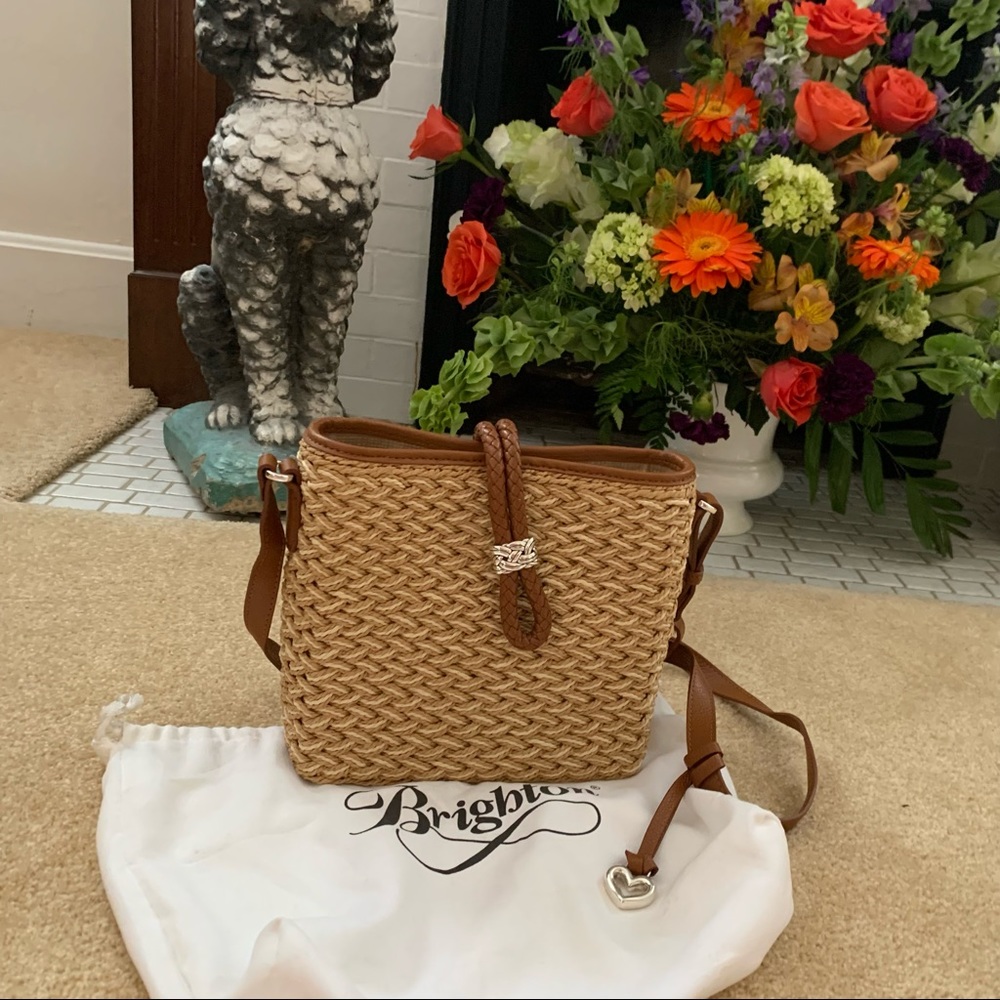 NWOT Woven Brighton Crossbody Purse